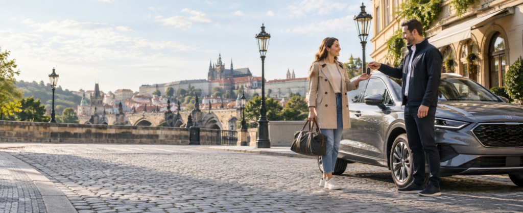 Krátkodobý pronájem auta v Praze – klient obdrží ověřené auto
